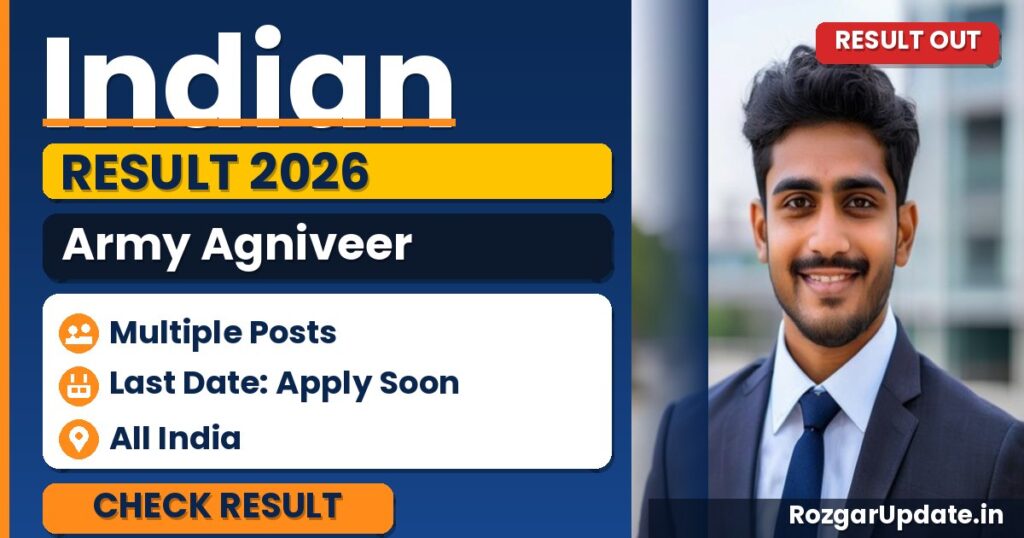Indian Army Agniveer Result 2026 (Expected) - banner image