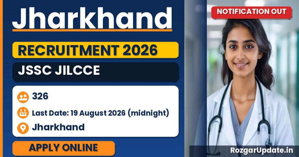 Jharkhand JSSC JILCCE Recruitment 2026 Notification Out - banner image