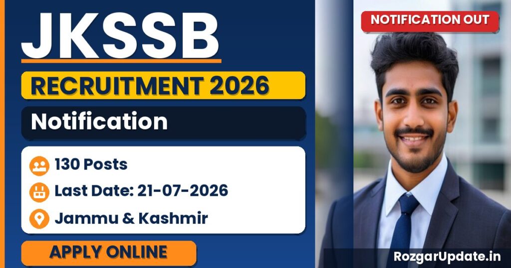 JKSSB Recruitment 2026 - banner image