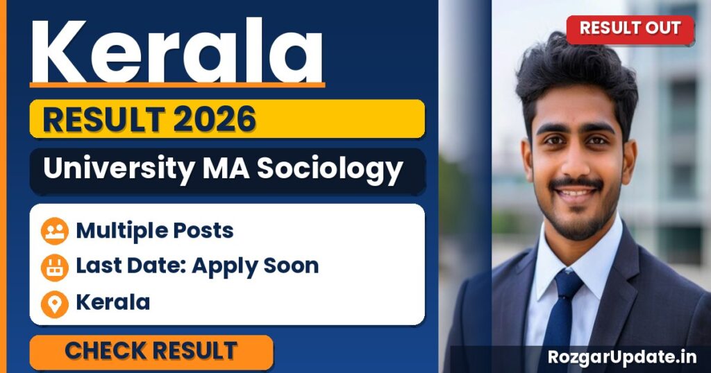 Kerala University MA Sociology Result 2026 Out - banner image