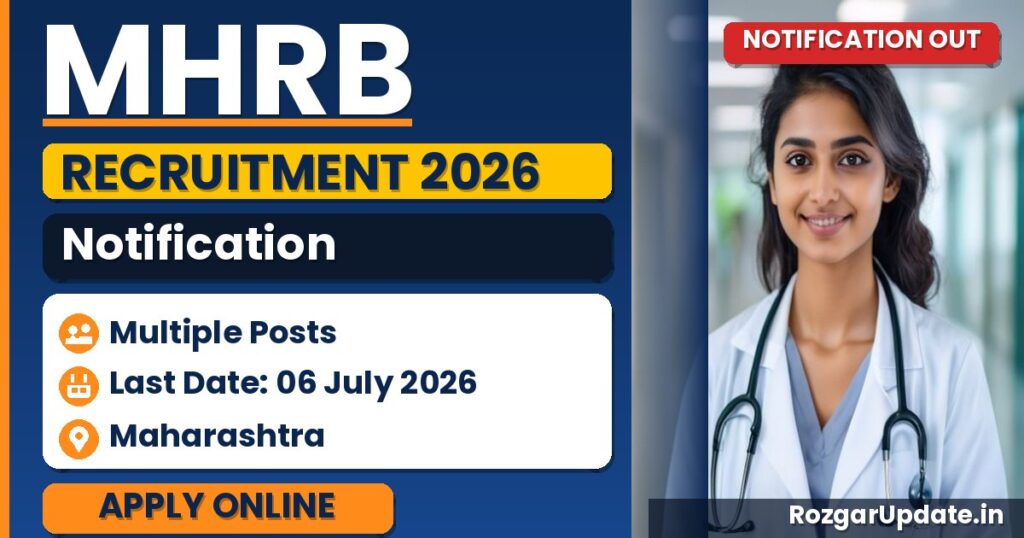 MHRB Recruitment 2026 - banner image