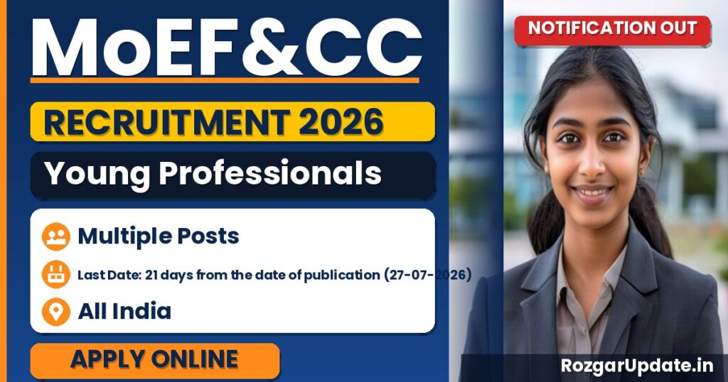MoEF&CC Young Professionals Recruitment 2026 - banner image