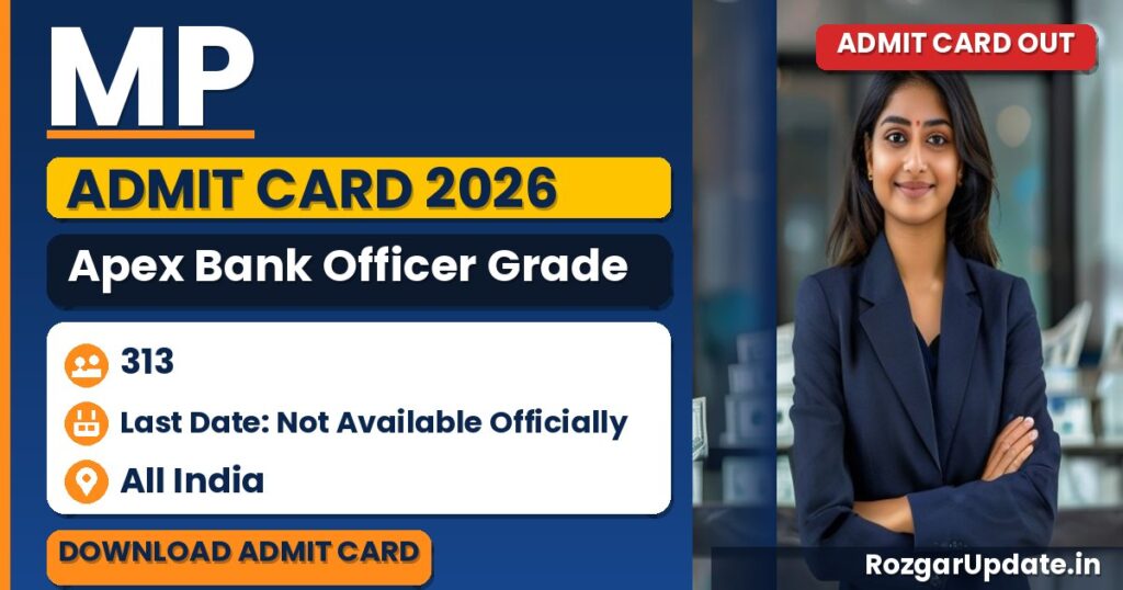 MP Apex Bank Officer Grade Admit Card 2026 Out - banner image