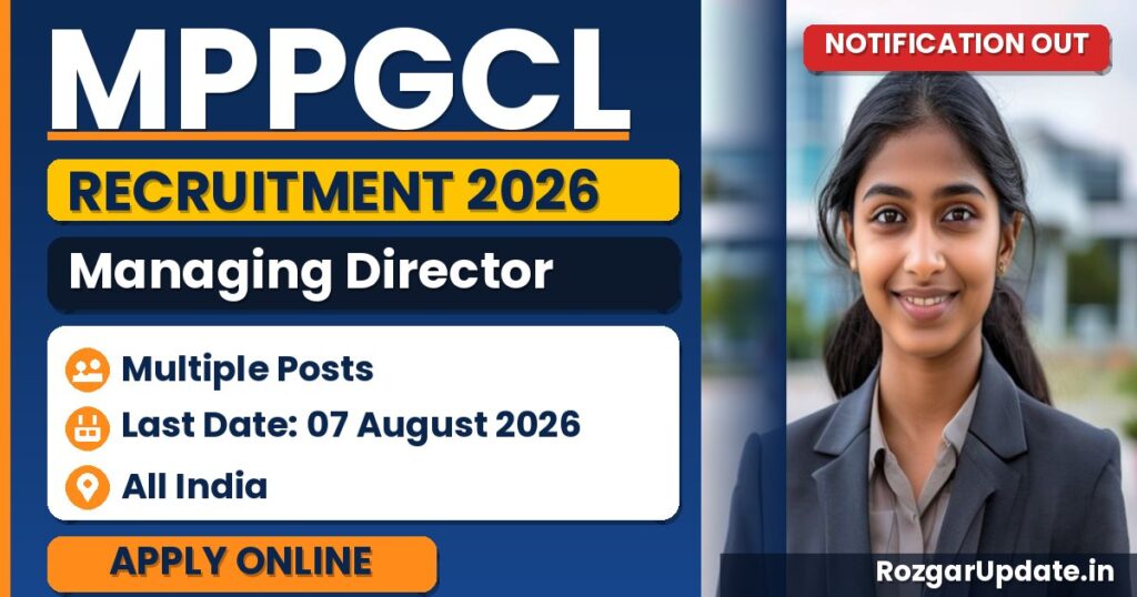MPPGCL Managing Director Recruitment 2026 - banner image
