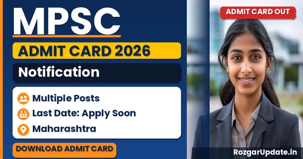 MPSC Admit Card 2026 Out - banner image