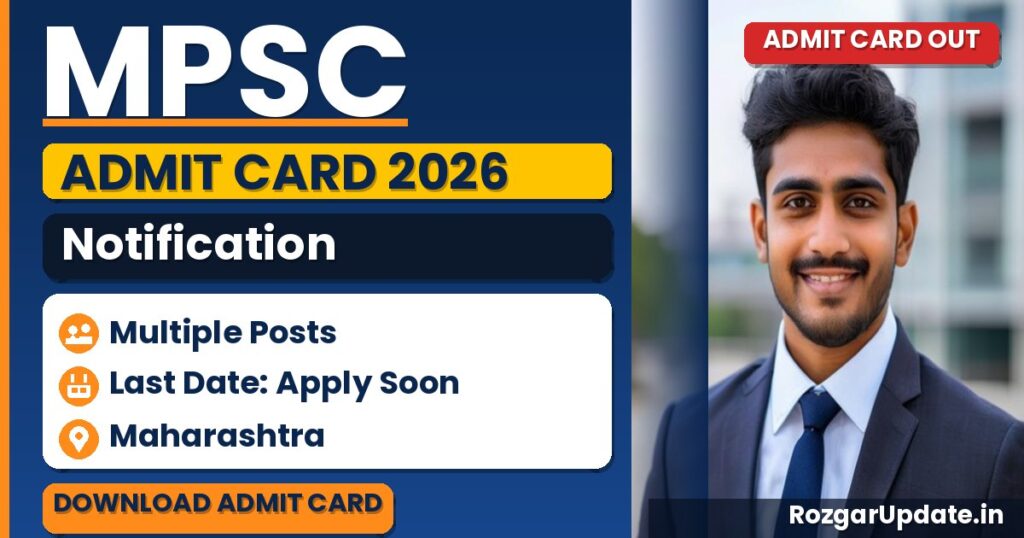 MPSC Admit Card 2026 Out - banner image
