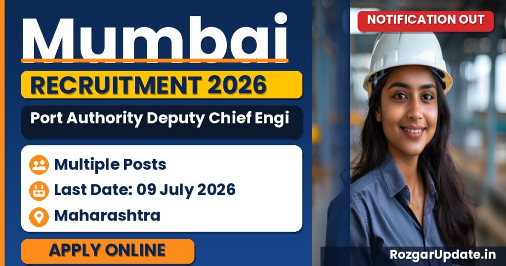Mumbai Port Authority Deputy Chief Engineer Recruitment 2026 - banner image