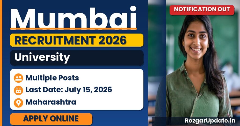 Mumbai University Recruitment 2026 - banner image