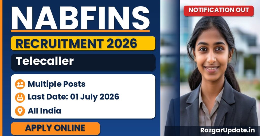 NABFINS Telecaller Recruitment 2026 - banner image
