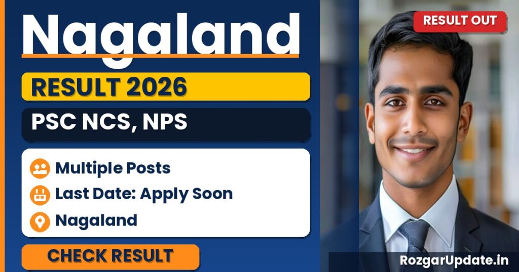 Nagaland PSC NCS, NPS Result 2026: Check Mains Result & Viva-voce List - banner image