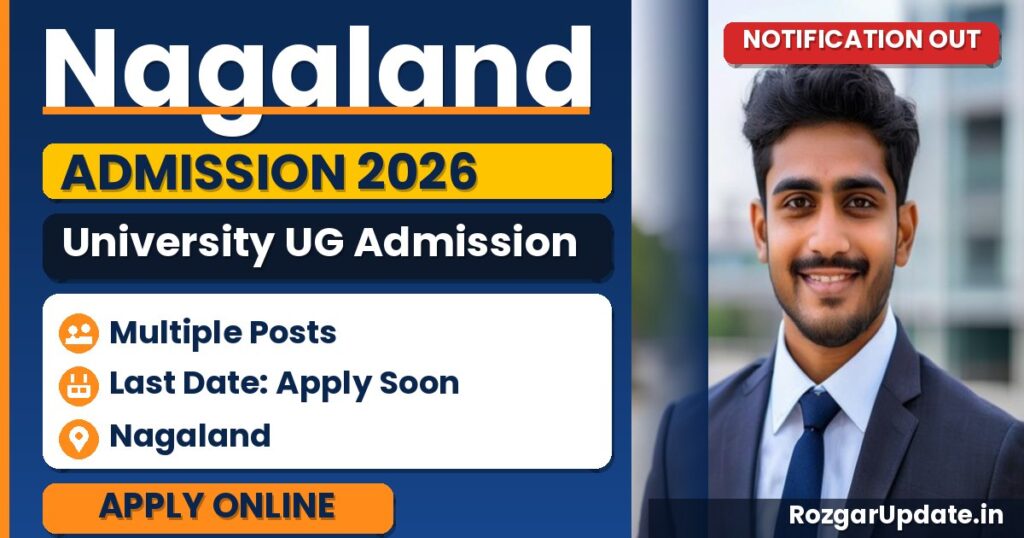 Nagaland University UG Admission 2026 - banner image