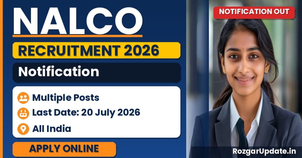NALCO Recruitment 2026 - banner image