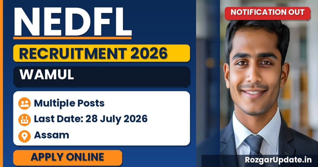NEDFL WAMUL Recruitment 2026 - banner image