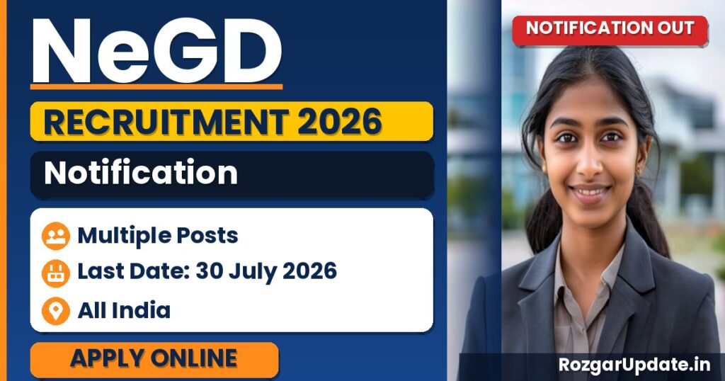NeGD Recruitment 2026: Apply Online for Analyst & Dev Roles - banner image