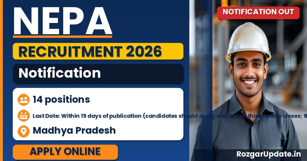 NEPA Recruitment 2026 - banner image