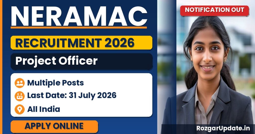 NERAMAC Project Officer Recruitment 2026 - banner image