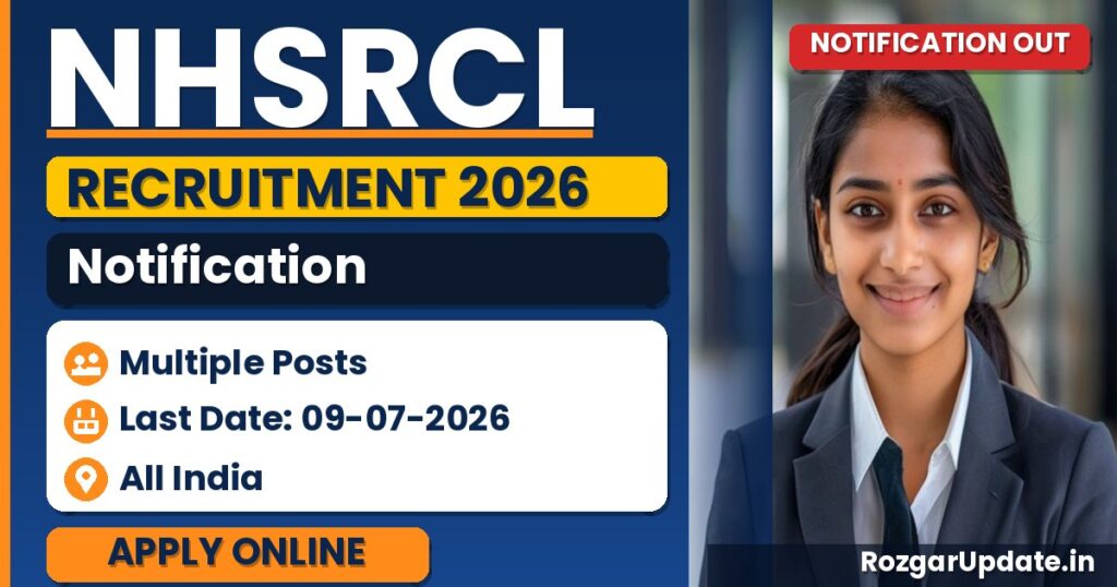 NHSRCL Recruitment 2026 - banner image