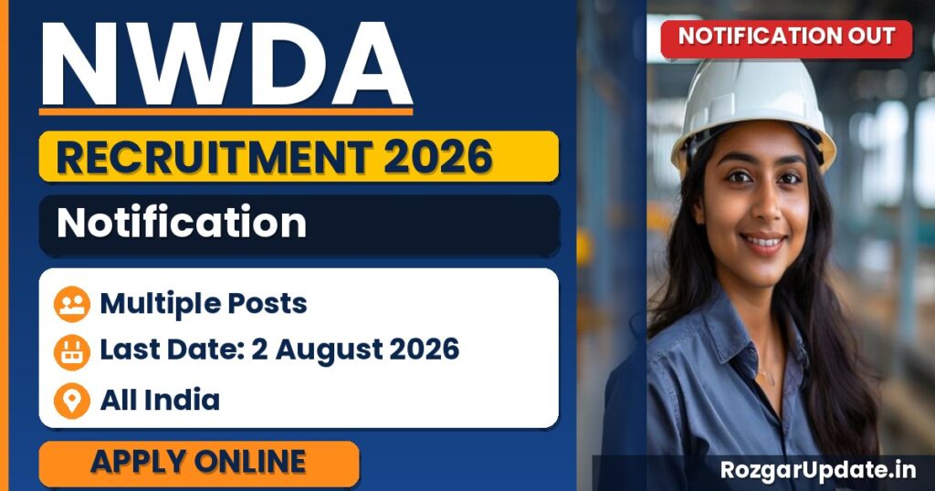 NWDA Recruitment 2026 - banner image