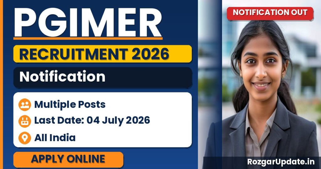 PGIMER Recruitment 2026 - banner image