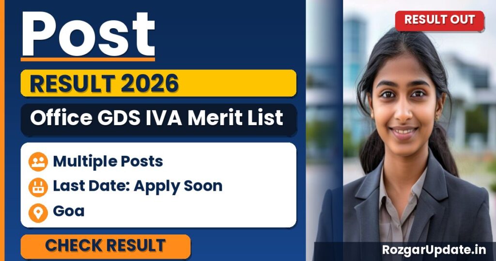 Post Office GDS IVA Merit List 2026 Out: Check Division-Wise List - banner image