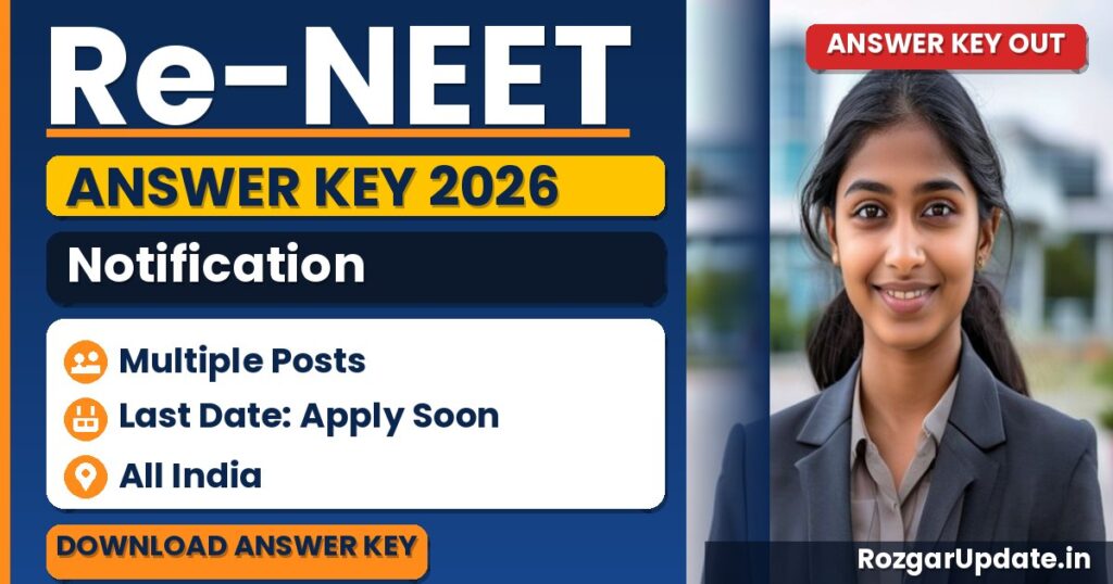 Re-NEET 2026 Answer Key Code 80 - banner image