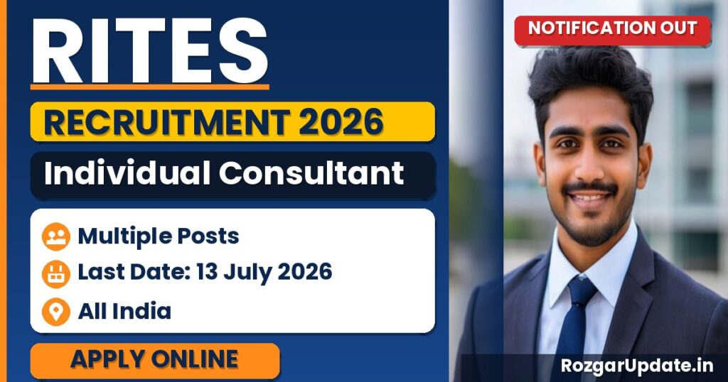 RITES Individual Consultant Recruitment 2026 - banner image