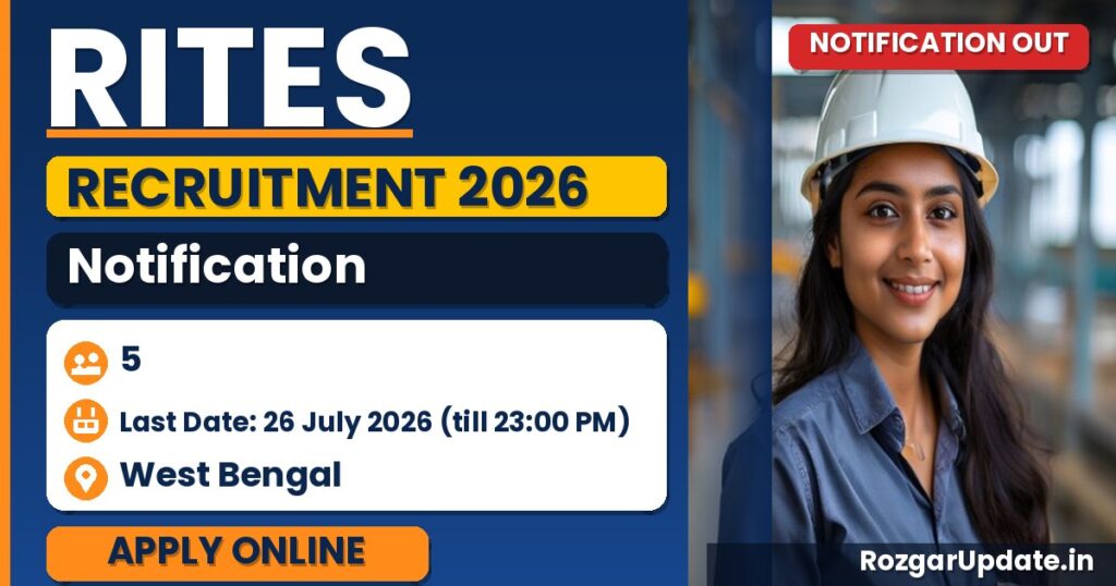 RITES Recruitment 2026: Apply Online for Individual Consultant (Bridge Design Engineer) Posts - banner image
