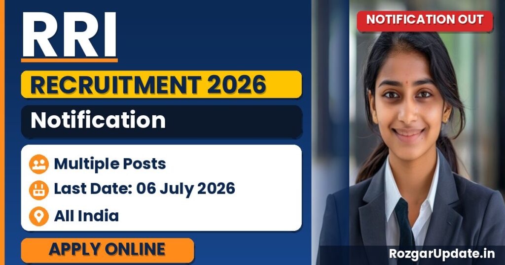 RRI Recruitment 2026 - banner image