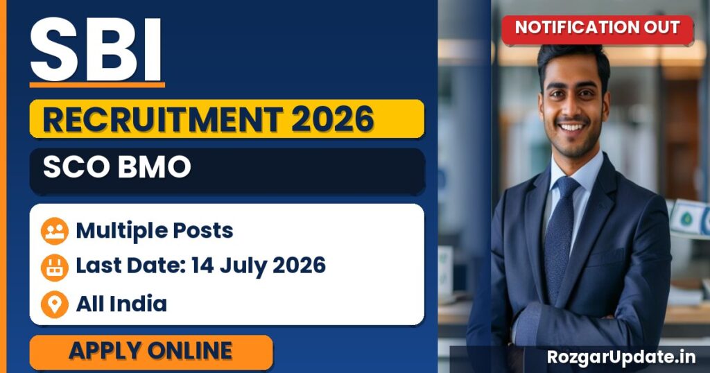 SBI SCO BMO Recruitment 2026 Notification Out - banner image