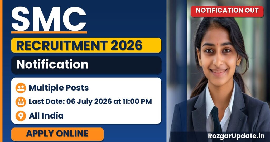 SMC Recruitment 2026 Notification Out - banner image