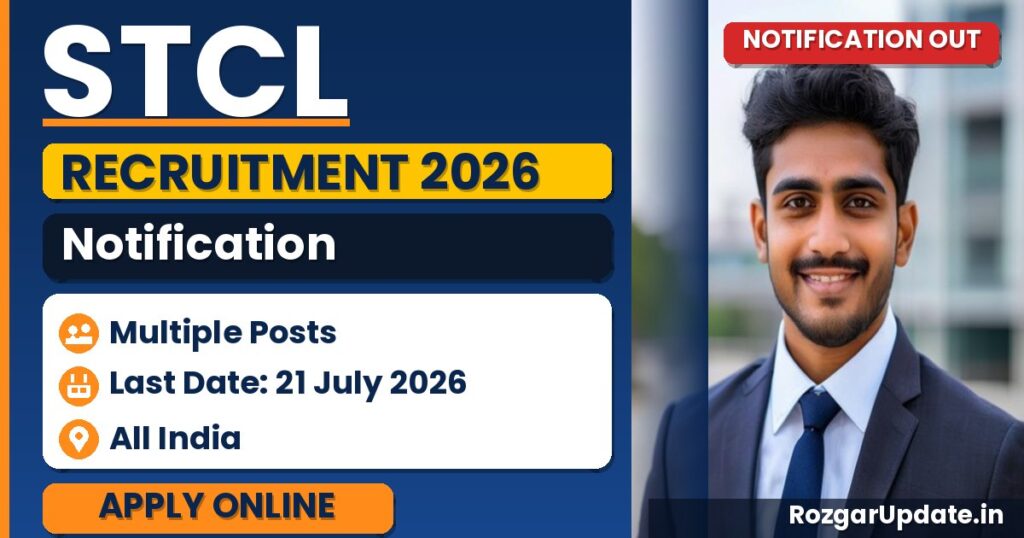 STCL Recruitment 2026 - banner image