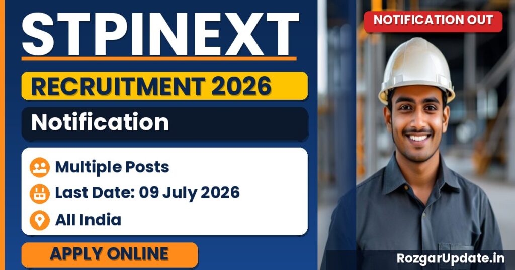 STPINEXT Recruitment 2026 - banner image