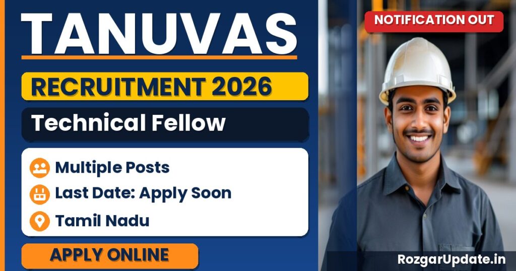 TANUVAS Technical Fellow Recruitment 2026 - banner image