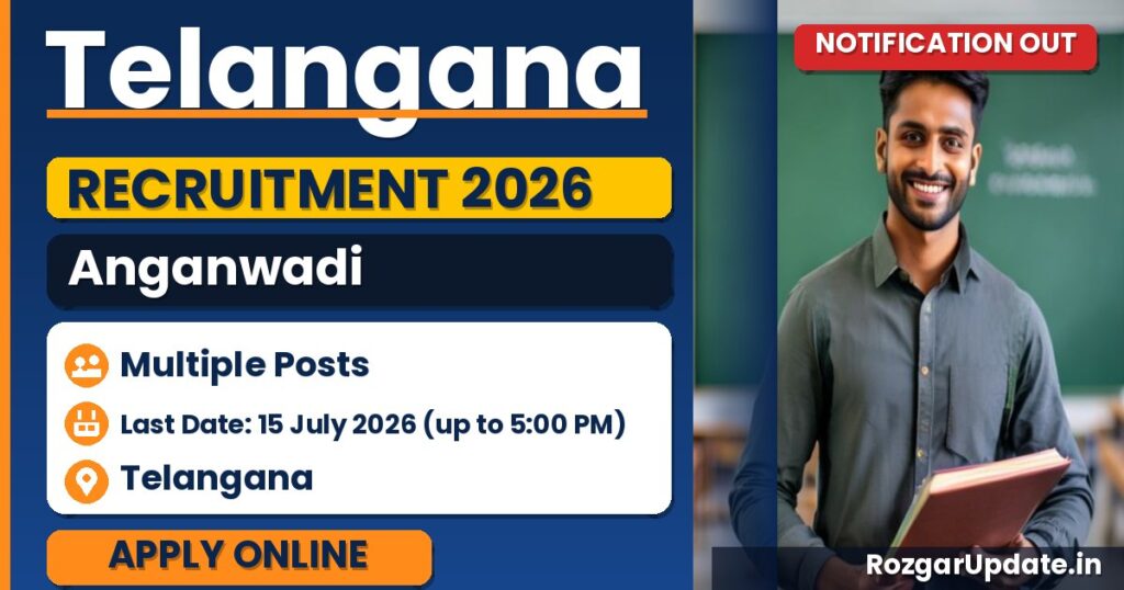 Telangana Anganwadi Recruitment 2026 - banner image