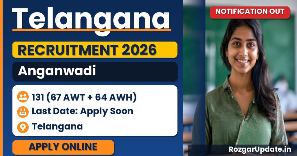 Telangana Anganwadi Recruitment 2026 - banner image