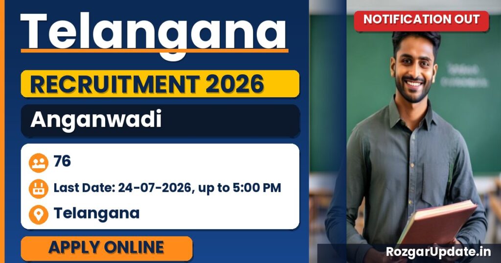 Telangana Anganwadi Recruitment 2026 - banner image