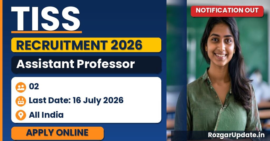 TISS Assistant Professor Recruitment 2026 - banner image