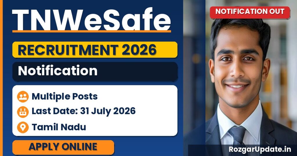 TNWeSafe Recruitment 2026 - banner image