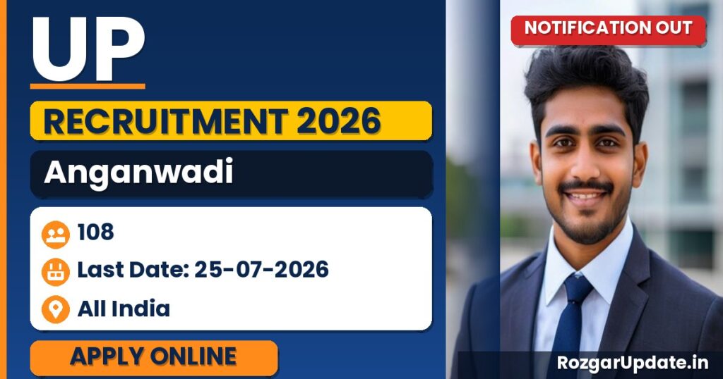 UP Anganwadi Recruitment 2026 - banner image