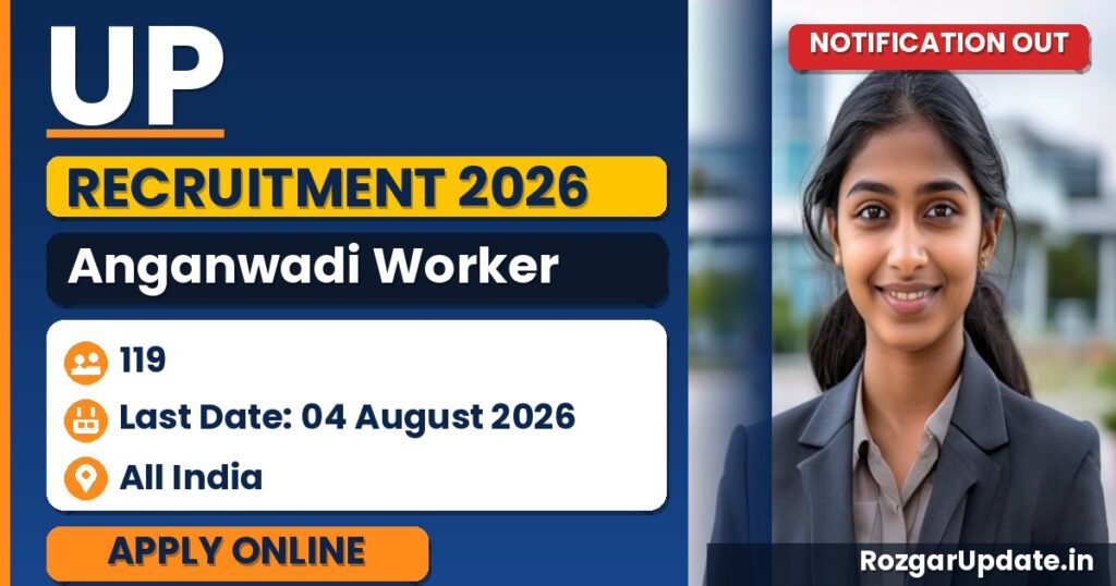 UP Anganwadi Worker Recruitment 2026: Apply for 119 Posts - banner image