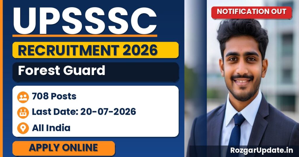 UPSSSC Forest Guard Recruitment 2026 Notification Out - banner image