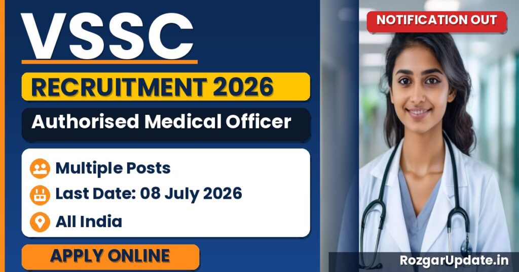 VSSC Authorised Medical Officer Recruitment 2026 - banner image