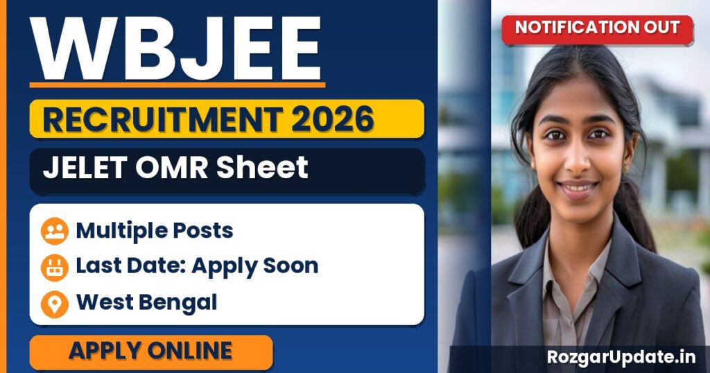 WBJEE JELET OMR Sheet 2026 Released - banner image